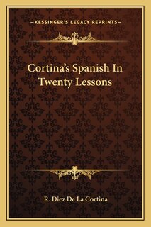 Front cover_Cortina's Spanish In Twenty Lessons