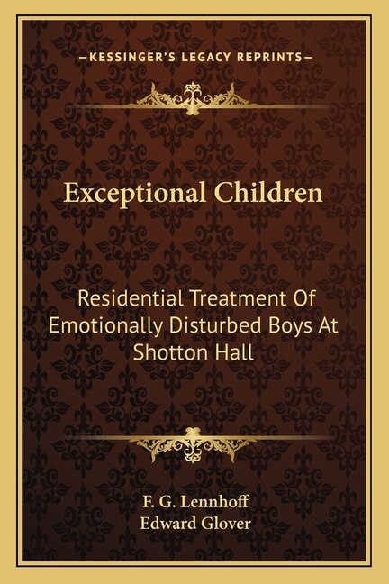 Front cover_Exceptional Children