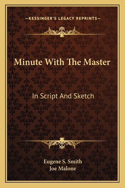 Front cover_Minute With The Master