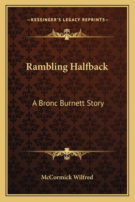 Front cover_Rambling Halfback