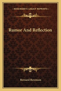 Front cover_Rumor And Reflection