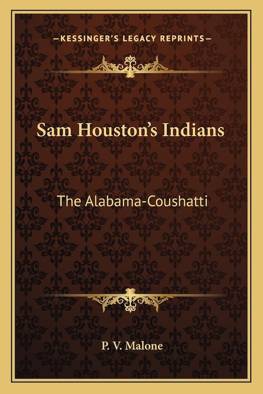 Front cover_Sam Houston's Indians