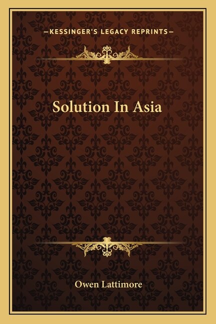 Front cover_Solution In Asia