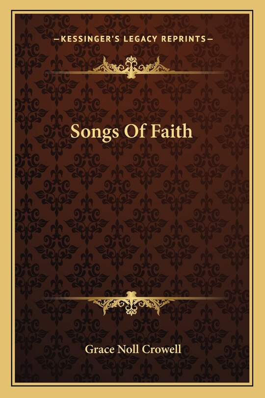 Front cover_Songs Of Faith