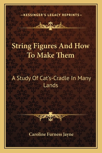 Couverture_String Figures And How To Make Them