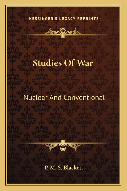 Front cover_Studies of War