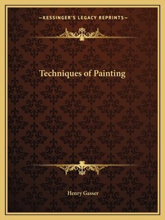 Front cover_Techniques of Painting