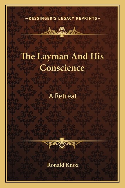 Front cover_The Layman and His Conscience