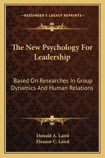 Front cover_The New Psychology For Leadership
