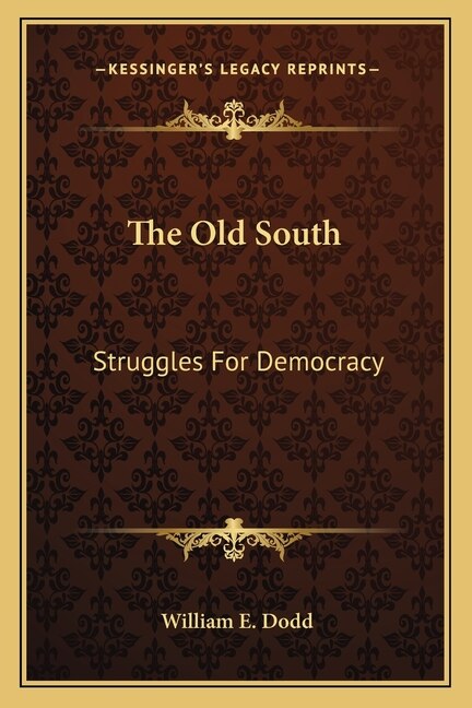 Couverture_The Old South