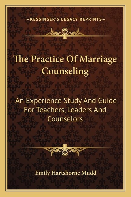 Couverture_The Practice Of Marriage Counseling