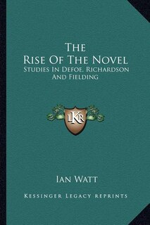 Front cover_The Rise of the Novel