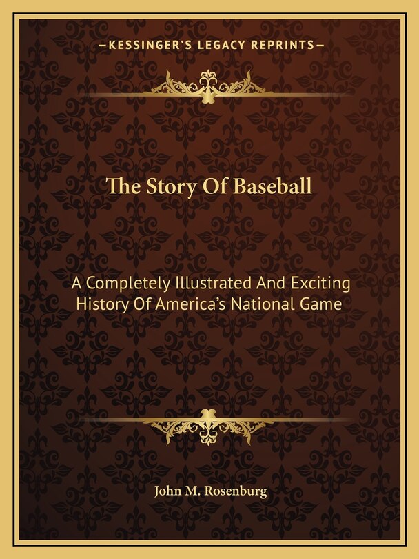Front cover_The Story Of Baseball