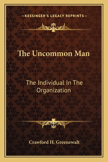 Couverture_The Uncommon Man