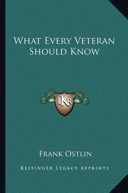 What Every Veteran Should Know