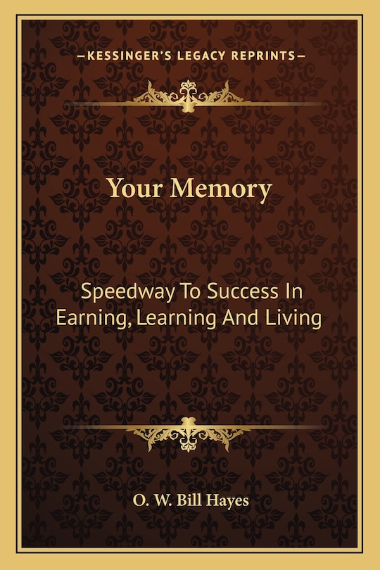 Front cover_Your Memory