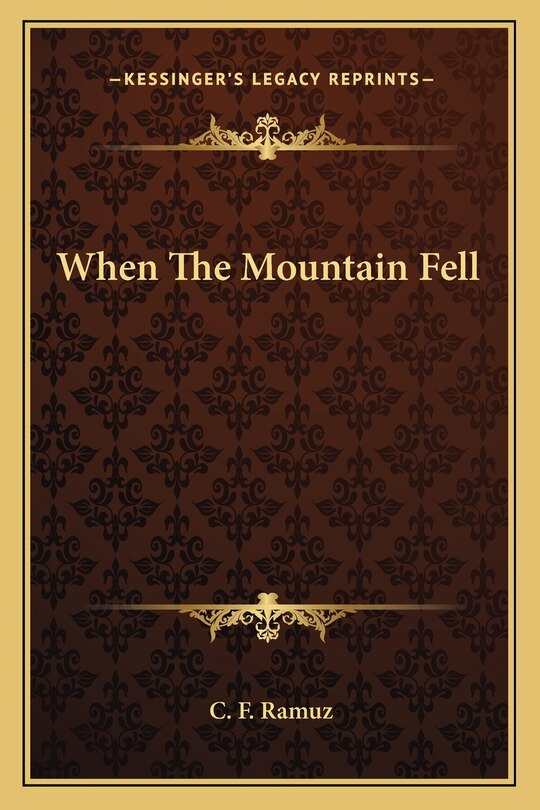 Front cover_When The Mountain Fell