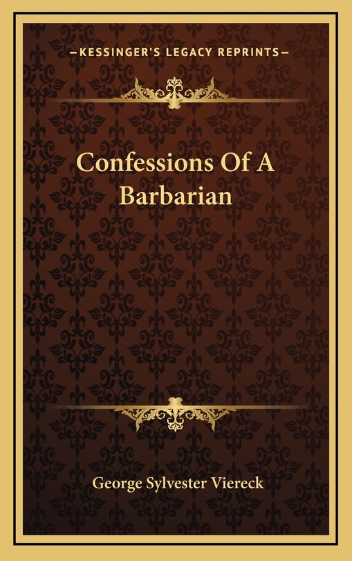 Front cover_Confessions Of A Barbarian