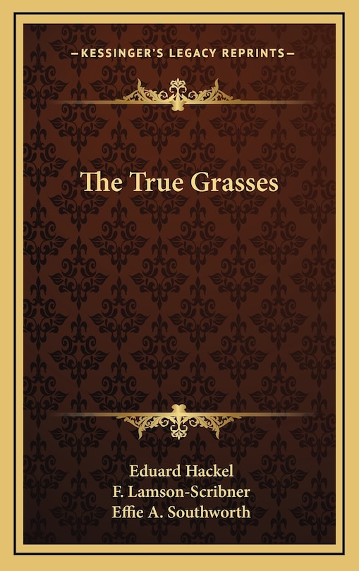 Couverture_The True Grasses