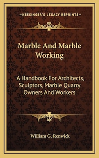 Front cover_Marble And Marble Working