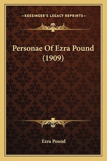 Couverture_Personae Of Ezra Pound (1909)