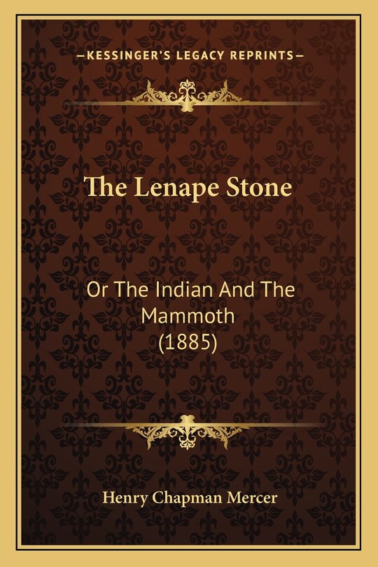 Front cover_The Lenape Stone