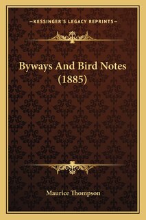 Couverture_Byways And Bird Notes (1885)