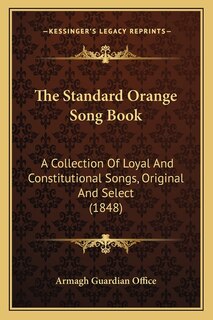 Front cover_The Standard Orange Song Book
