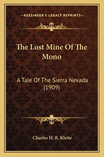 Front cover_The Lost Mine Of The Mono
