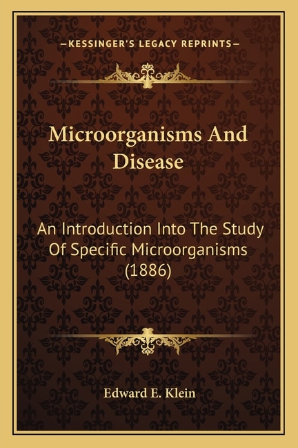 Couverture_Microorganisms And Disease