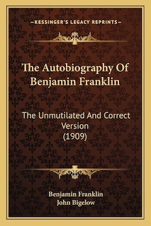 Couverture_The Autobiography Of Benjamin Franklin