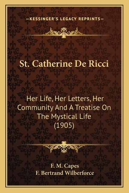 Front cover_St. Catherine De Ricci