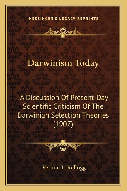 Couverture_Darwinism Today