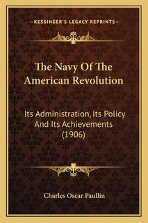 Front cover_The Navy Of The American Revolution