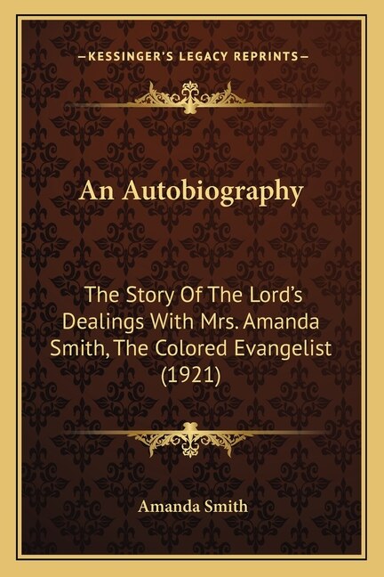 Front cover_An Autobiography