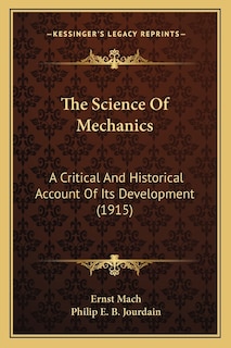 Couverture_The Science Of Mechanics