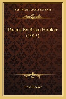 Front cover_Poems by Brian Hooker (1915)