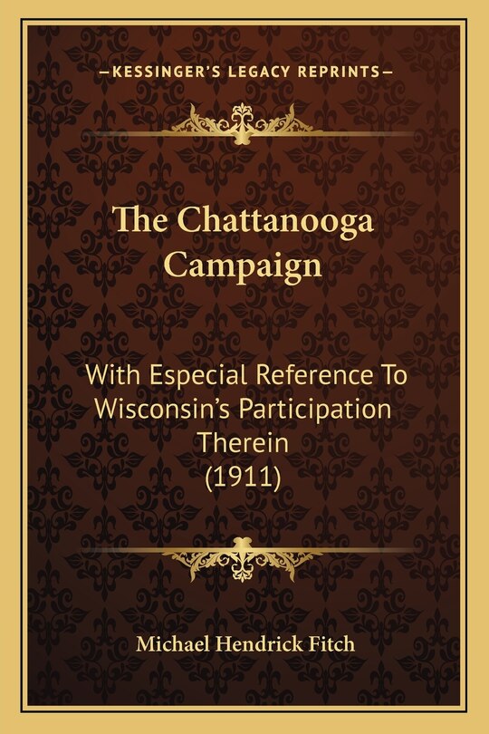 Front cover_The Chattanooga Campaign