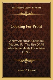 Front cover_Cooking For Profit
