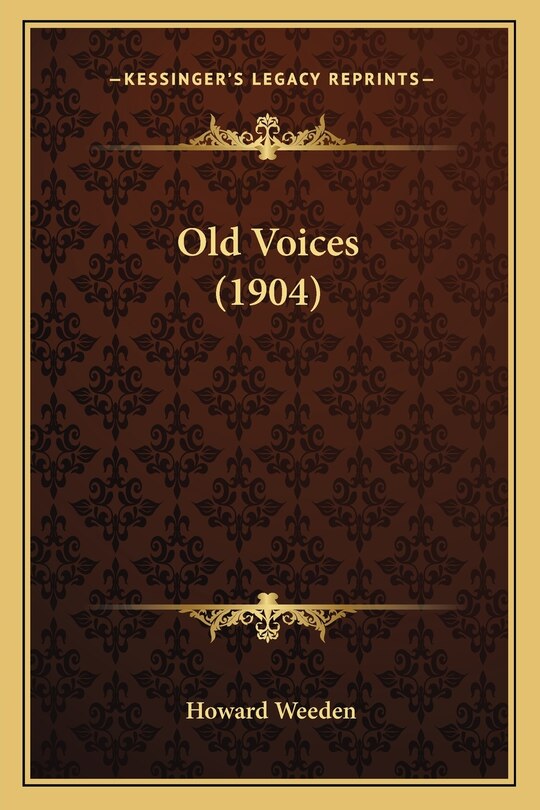 Front cover_Old Voices (1904)