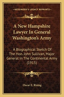 Couverture_A New Hampshire Lawyer In General Washington's Army