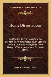 Front cover_Home Dissertations