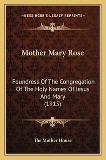 Couverture_Mother Mary Rose