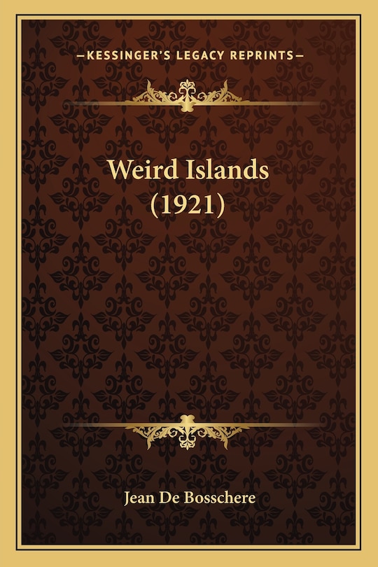 Front cover_Weird Islands (1921)