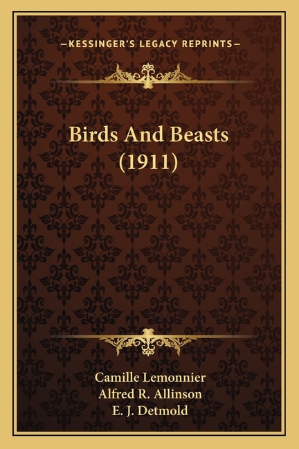 Front cover_Birds And Beasts (1911)
