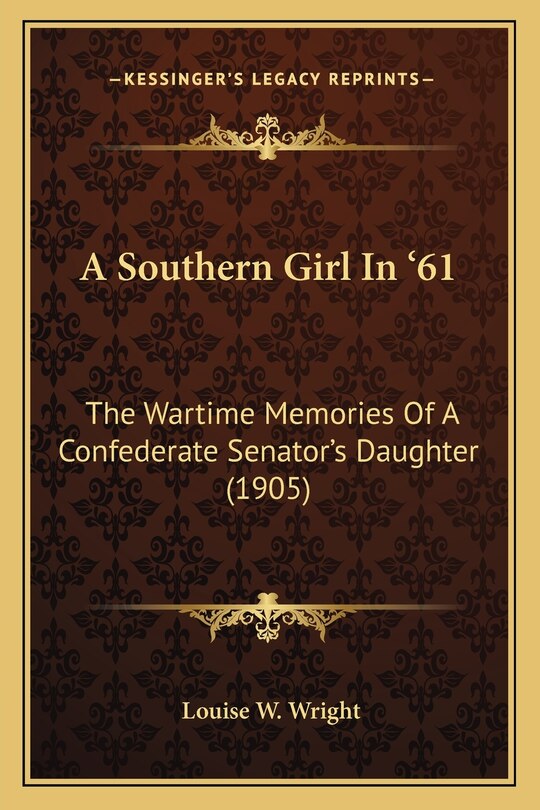 Front cover_A Southern Girl In '61