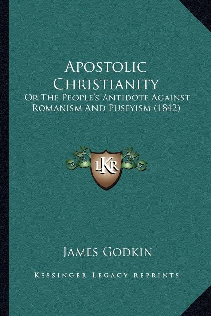 Front cover_Apostolic Christianity