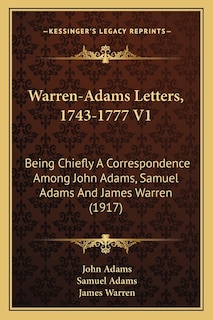 Front cover_Warren-Adams Letters, 1743-1777 V1