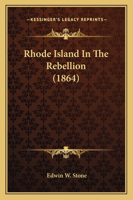 Front cover_Rhode Island In The Rebellion (1864)