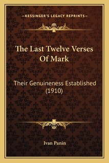 Couverture_The Last Twelve Verses Of Mark